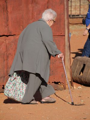 Photograph of aged woman