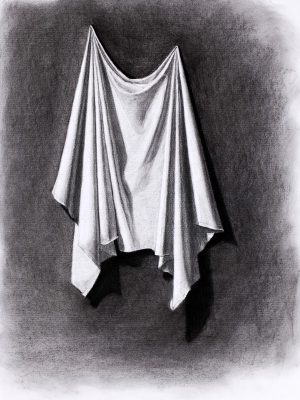 Drawing of cloth