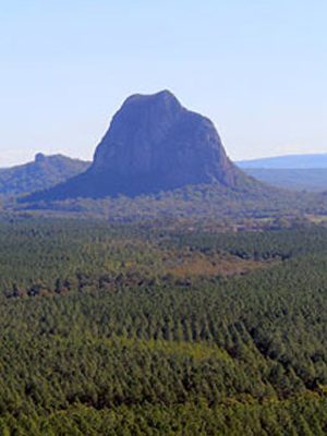 Photograph of mountain panorama