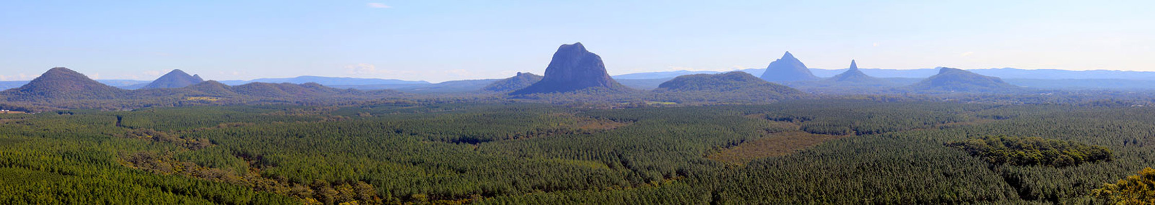 Photograph of mountain panorama