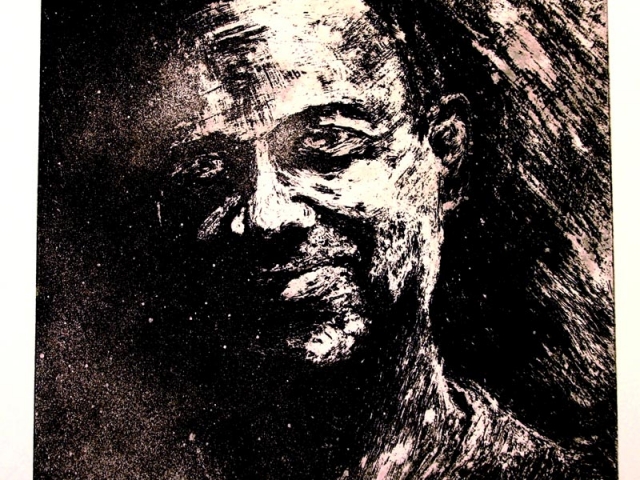 Print of man