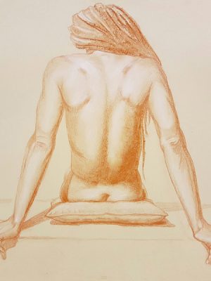 Drawing of female form